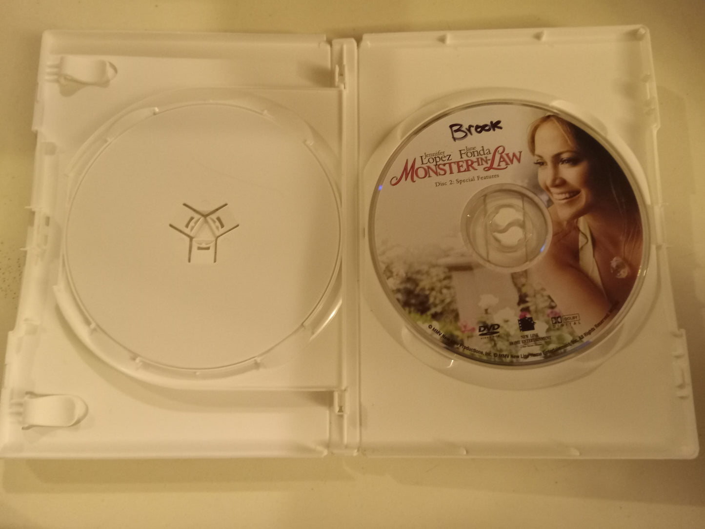 Monster In Law, DVD Movie, Jennifer Lopez Widescreen/Fullscreen, Rated PG-13, USED
