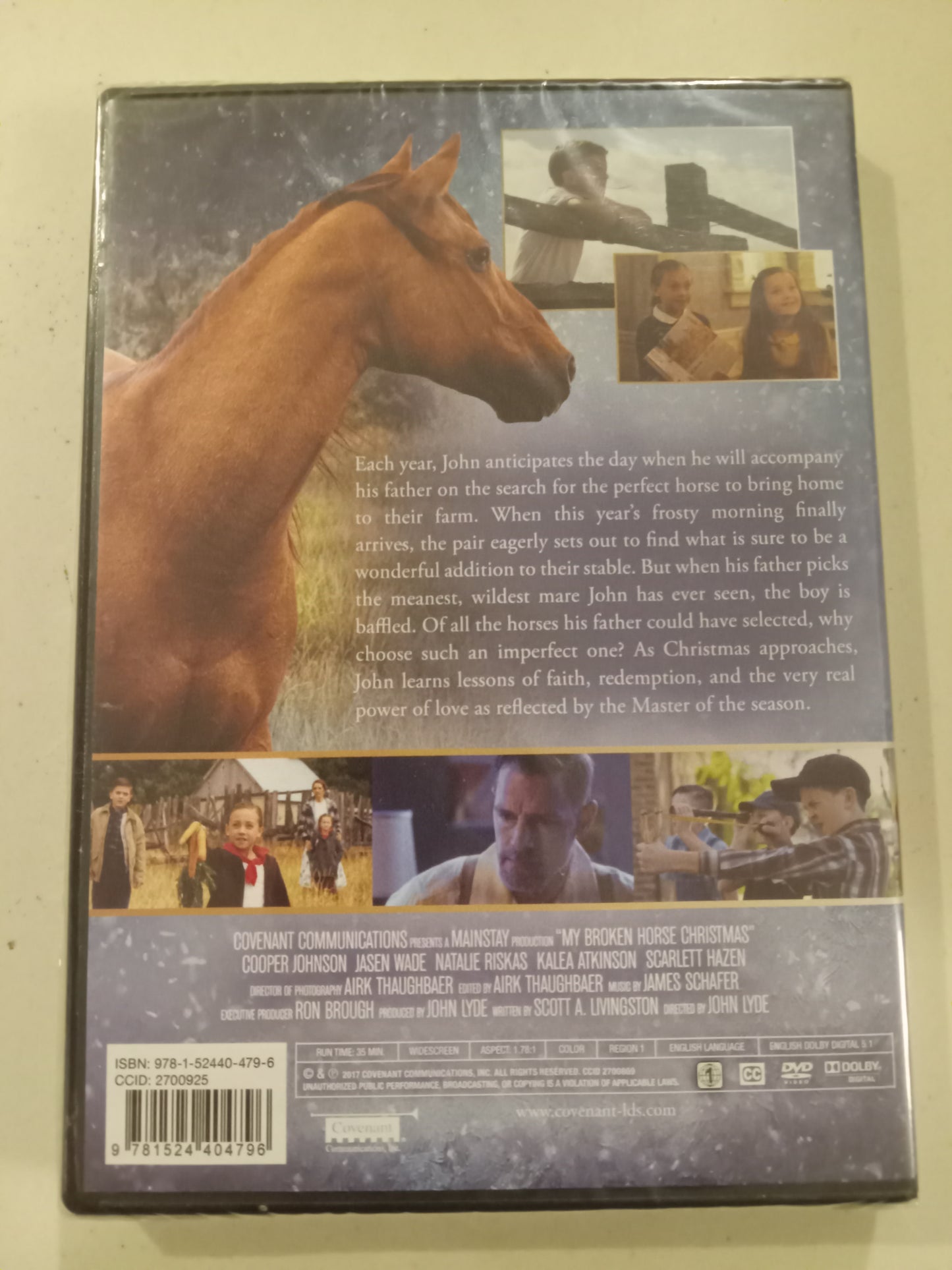 My Broken Horse Christmas, DVD Movie, Cooper Johnson Widescreen, Not Rated, NEW