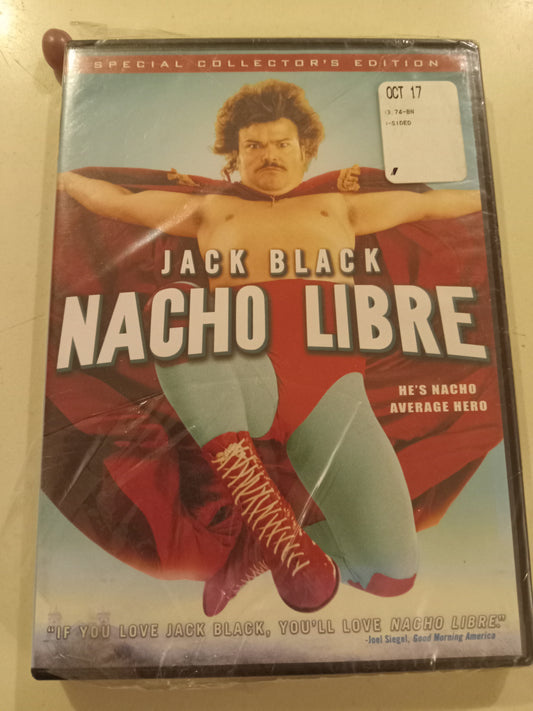 Nacho Libre, DVD Movie, Jack Black Widescreen, Rated PG, NEW