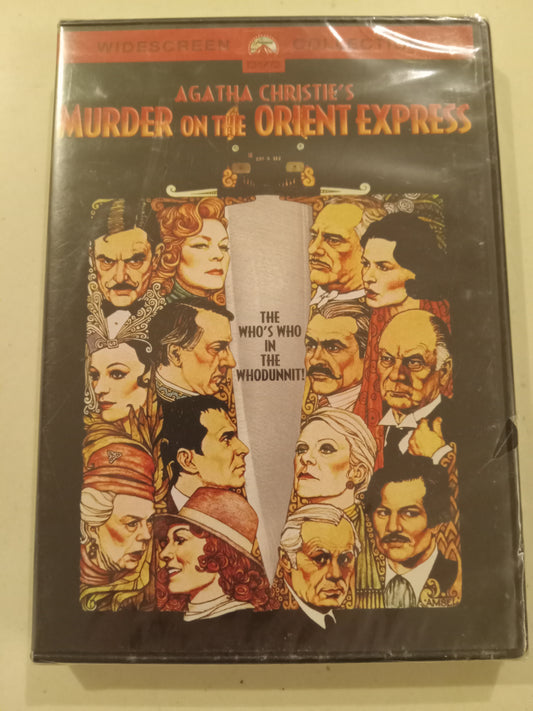 Murder On The Orient Express, DVD Movie, Agatha Christie's Widescreen, Rated PG, RARE NEW