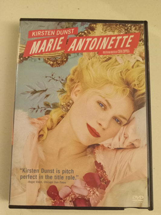 Marie Antoinette, DVD Movie, Kristen Dunst Widescreen, Rated PG-13, USED