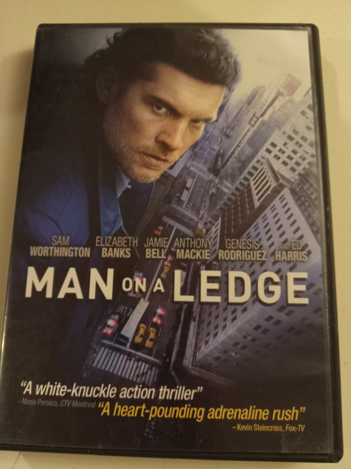 Man On A Ledge, DVD Movie, Sam Worthington Widescreen, Rated PG-13, NEW/USED