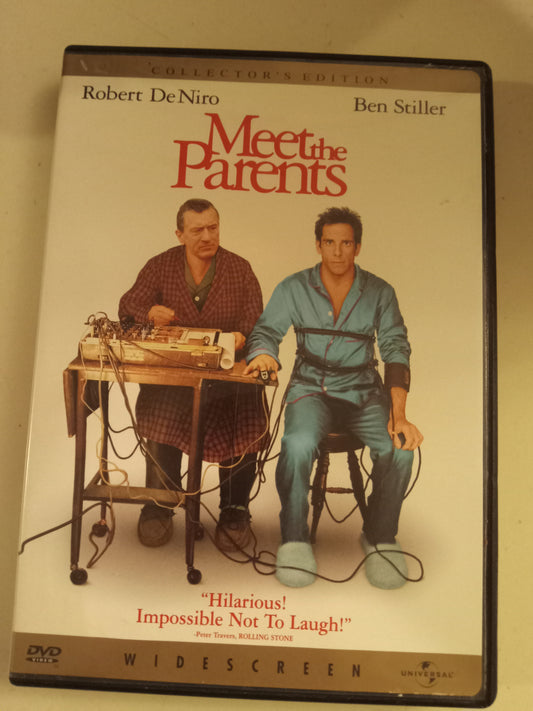 Meet The Parents, DVD Movie, Collector's Ed. Ben Stiller Widescreen, Rated PG-13, USED