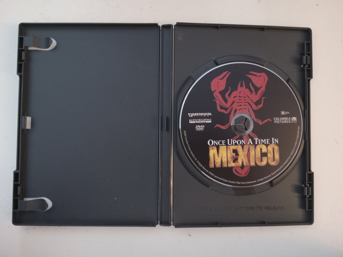 Once Upon A Time In Mexico, DVD Movie, Antonio Banderas Widescreen, Rated R, USED