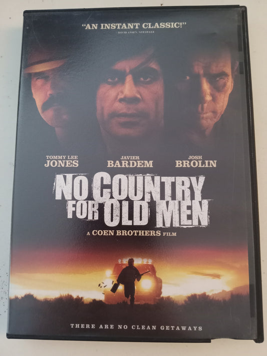 No Country For Old Men, DVD Movie, Tommy Lee Jones Widescreen, Rated R, USED