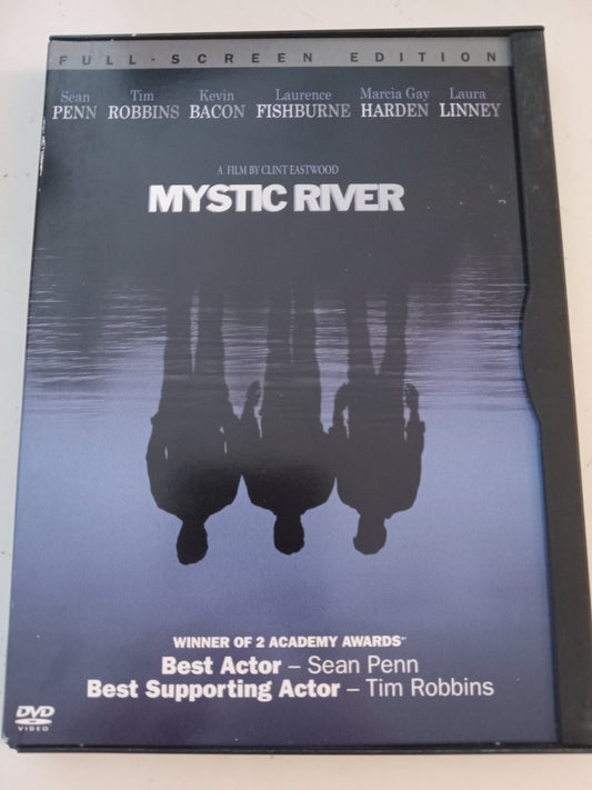 Mystic River, DVD Movie, Tim Robbins Fullscreen, Rated R, USED