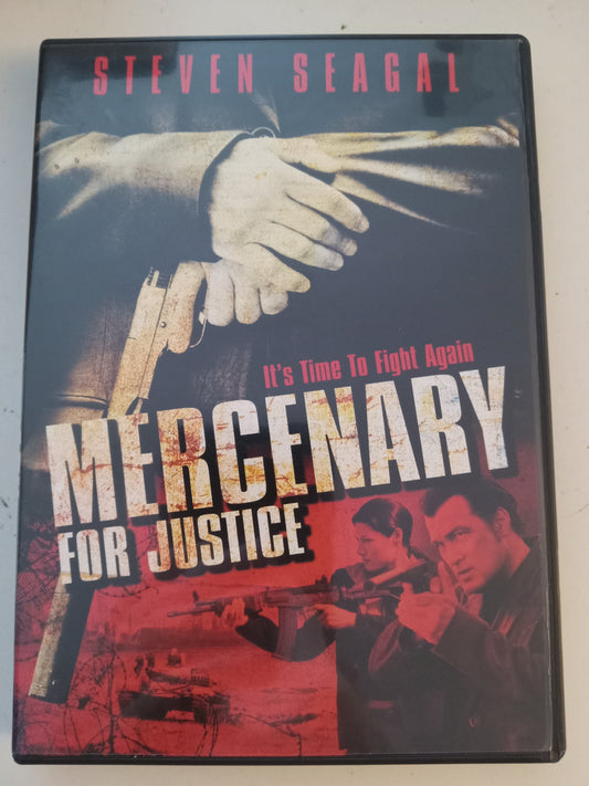 Mercenary For Justice, DVD Movie, Steven Seagal Fullscreen, Widescreen, Rated R, USED