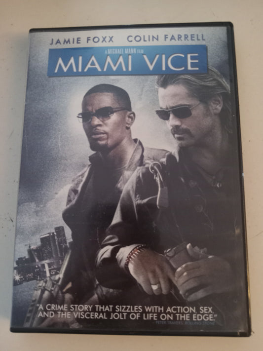 Miami Vice, DVD Movie, Jamie Foxx Widescreen, Rated R, USED