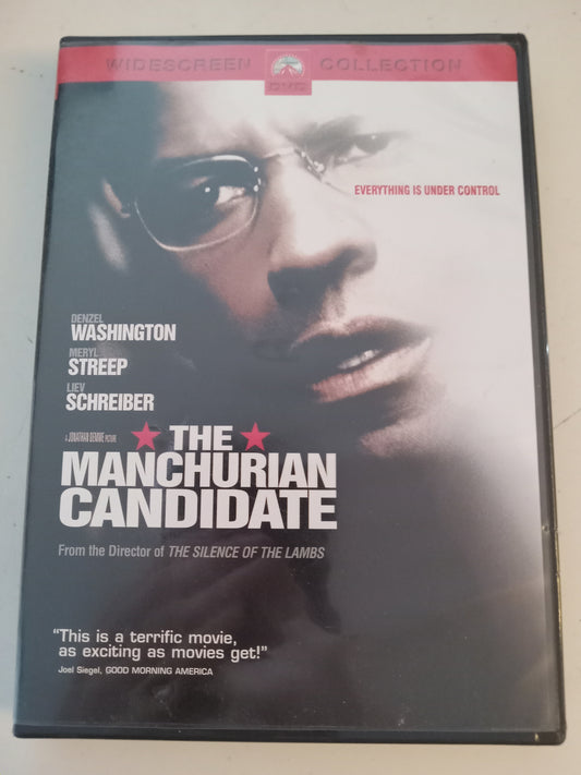 The Manchurian Candidate, DVD Movie, Denzel Washington Widescreen, Rated R, USED