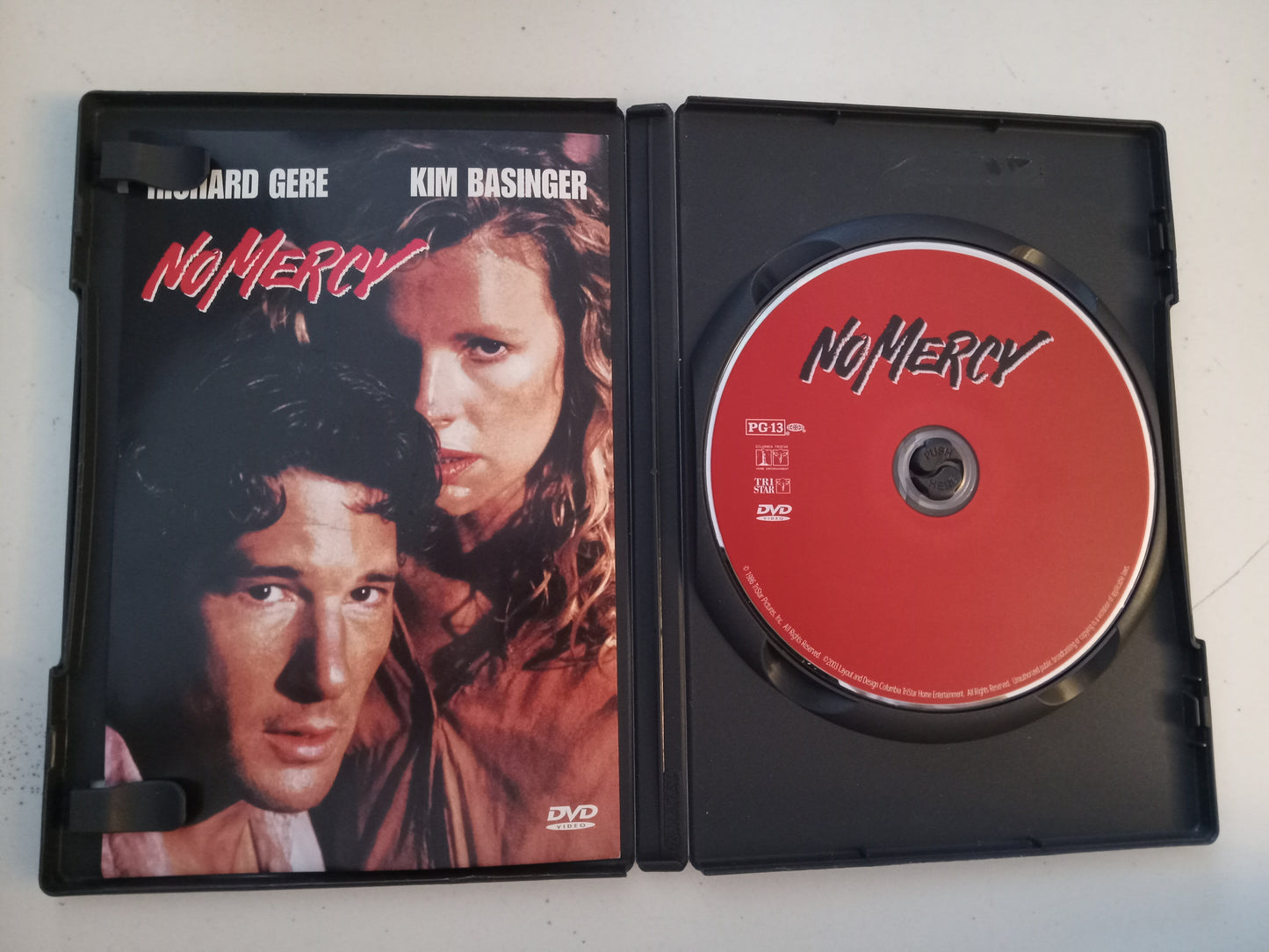 No Mercy, DVD Movie, Richard Gere Fullscreen, Rated PG-13, USED