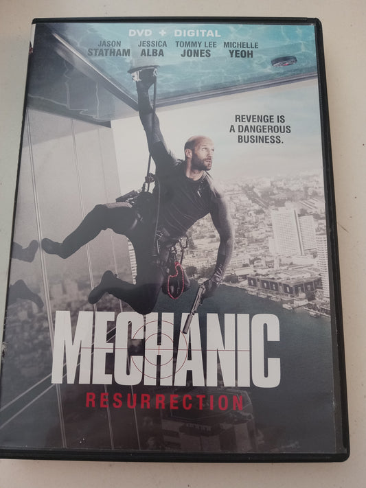 Mechanic Resurrection, DVD Movie, Jason Statham Widescreen, Rated R, USED
