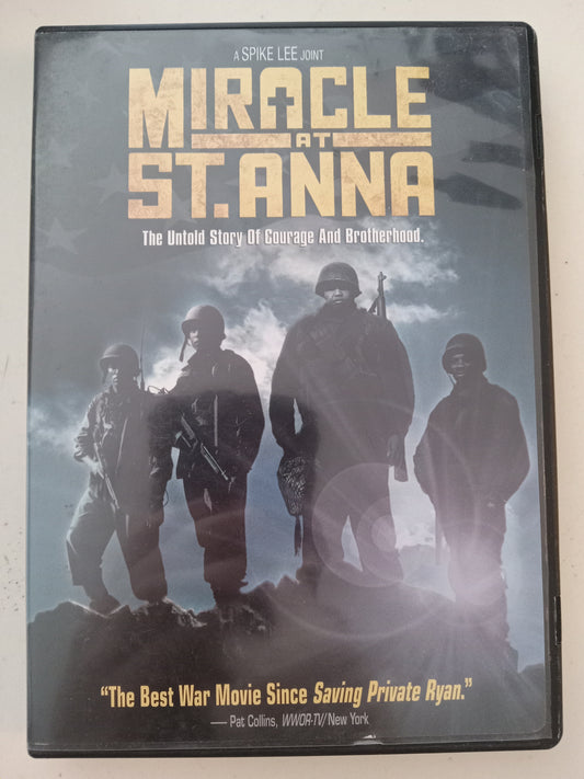 Miracle At St. Anna, DVD Movie, Derek Luke Widescreen, Rated R, USED