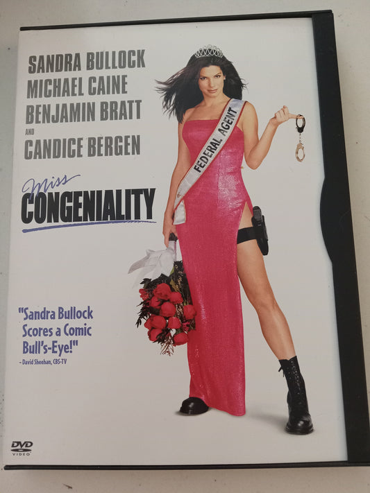 Miss Congeniality, DVD Movie, Sandra Bullock Widescreen, Rated R, USED