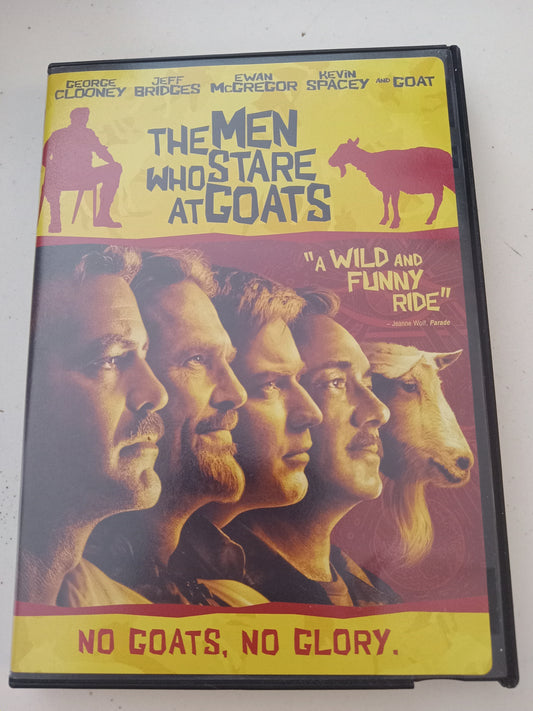 The Men Who Stare At Goats, DVD Movie, George Clooney Widescreen, Rated R, USED