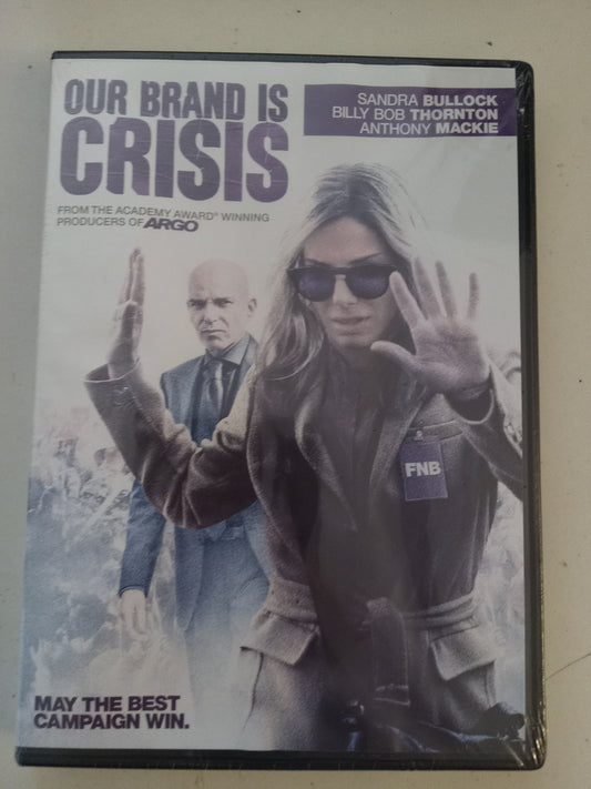 Our Brand Is Crisis, DVD Movie, Sandra Bullock Widescreen, Rated R, NEW
