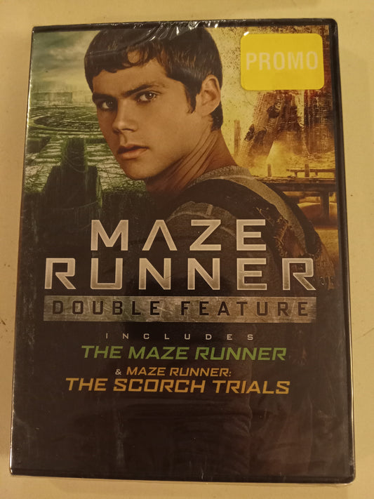 Maze Runner & The Scorch Trials, 2 DVD Movies, Dylan O'Brien Widescreen, Rated PG-13, NEW