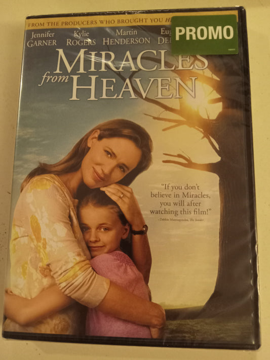 Miracles From Heaven, DVD Movie, Jennifer Garner Widescreen, Rated PG, NEW