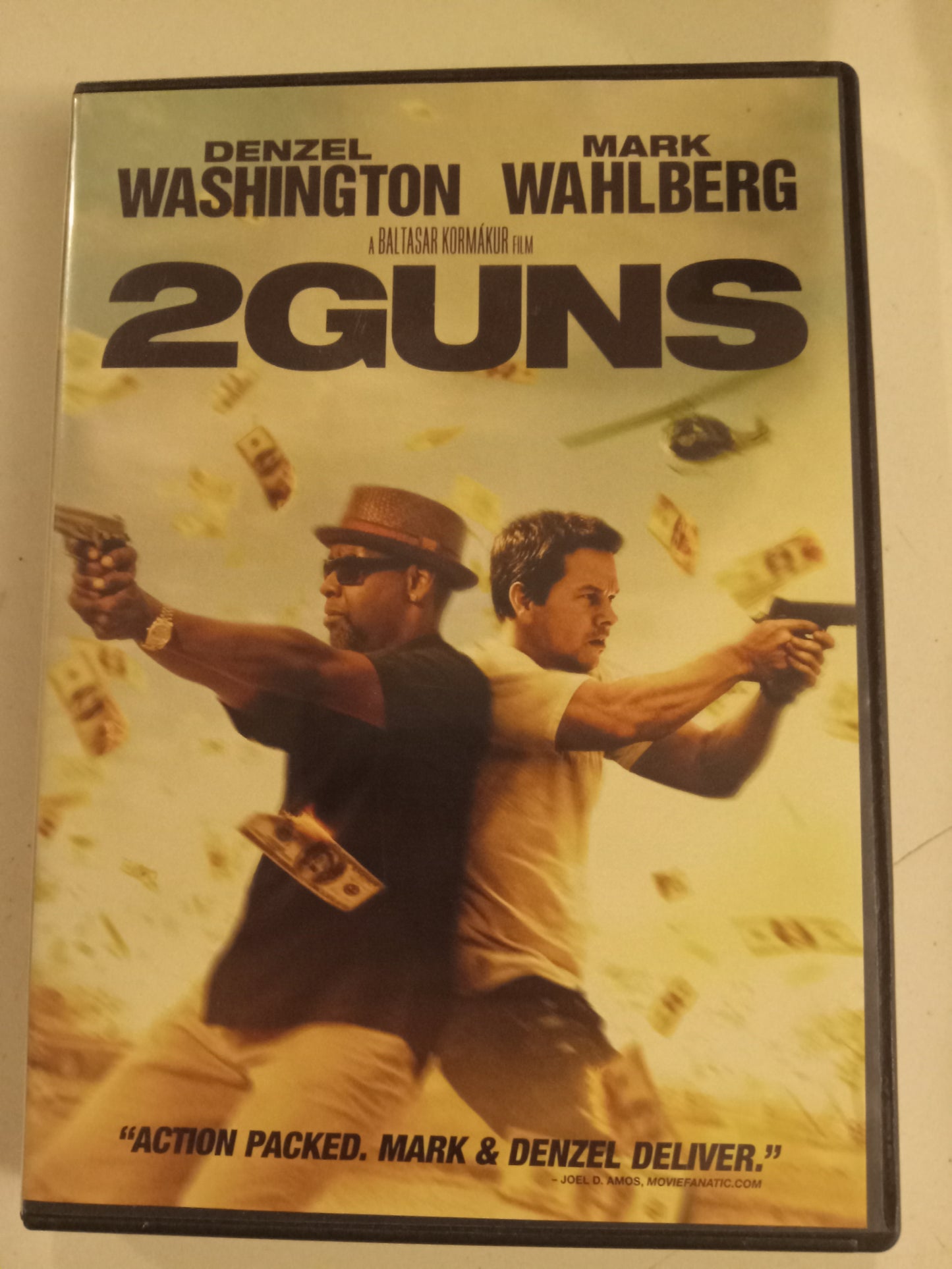 2Guns, 2 Two Guns, DVD Movie, Denzel Washington Widescreen, Rated R, NEW/USED
