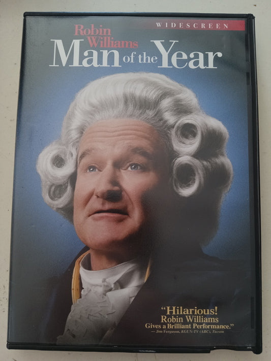 Man Of The Year, DVD Movie, Robin Williams Widescreen, Rated PG-13, USED