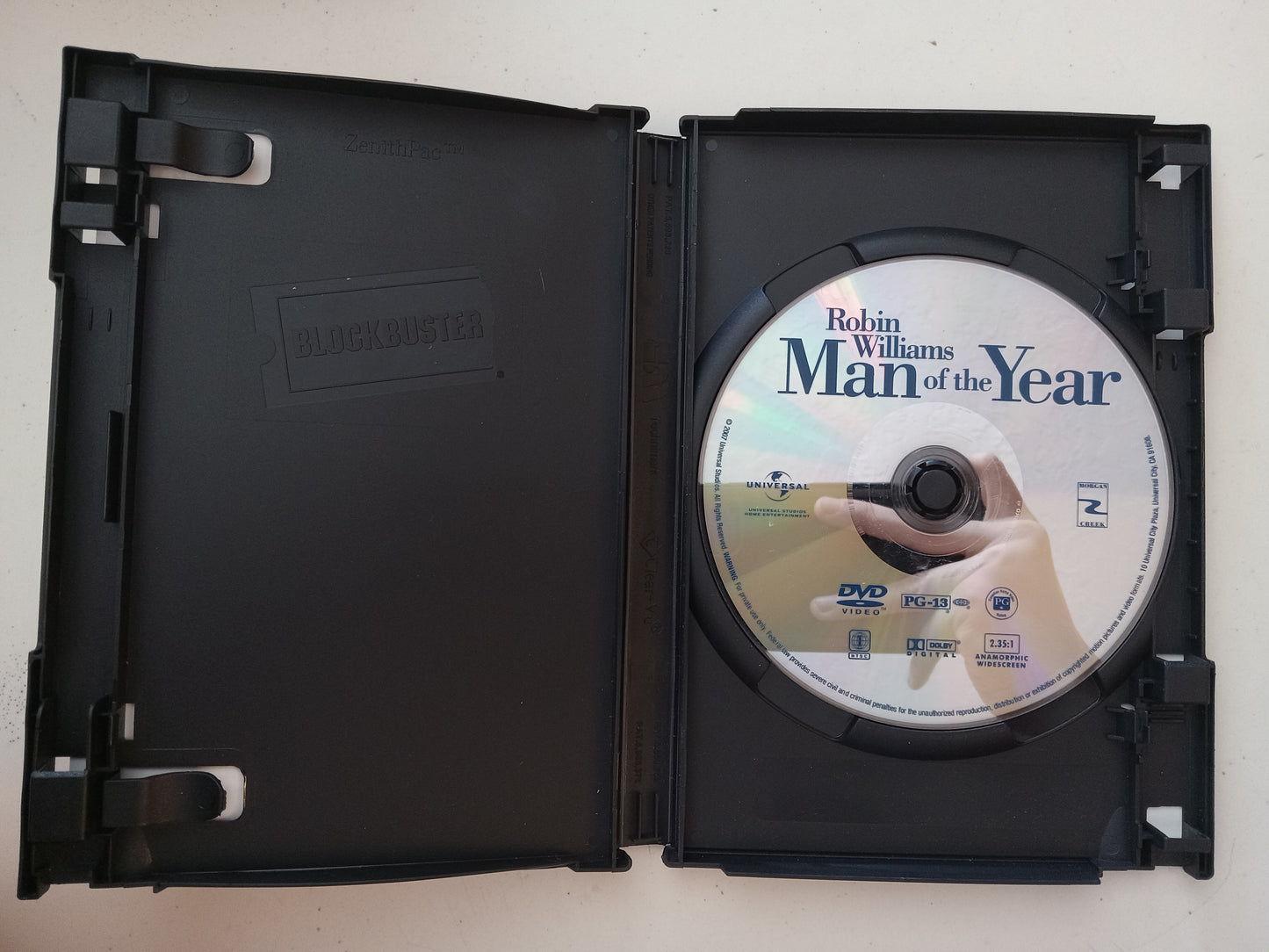 Man Of The Year, DVD Movie, Robin Williams Widescreen, Rated PG-13, USED