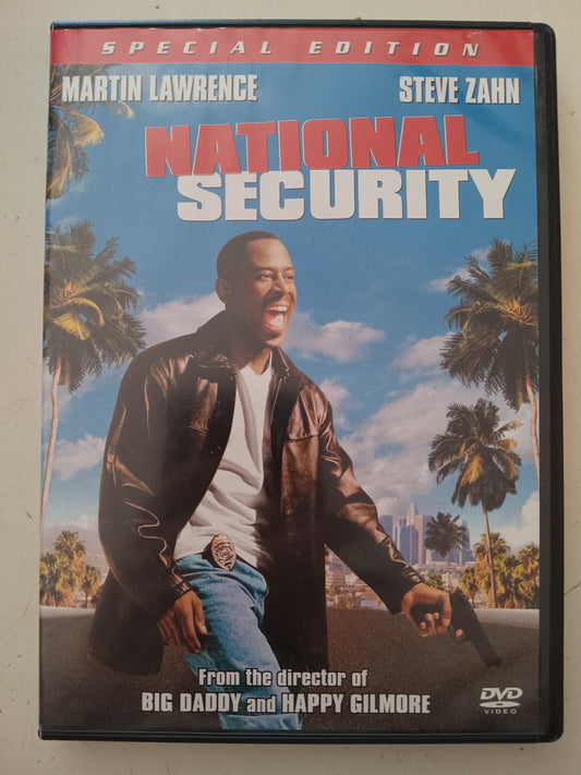 National Security, DVD Movie, Martin Lawrence Fullscreen, Widescreen, Rated PG-13, USED
