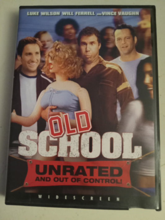 Old School, DVD Movie, Will Ferrell Widescreen, Not Rated, USED