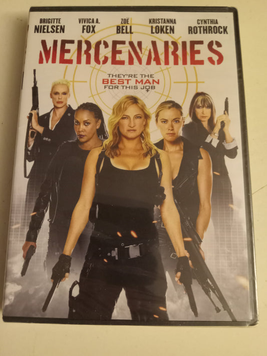 Mercenaries, DVD Movie, Brigitte Nielsen Widescreen, Not Rated, NEW