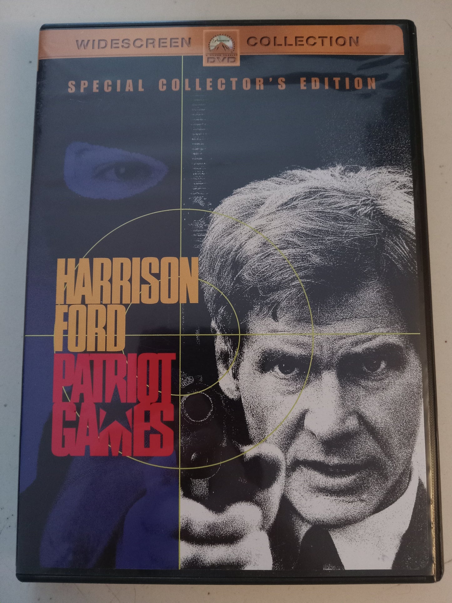 Patriot Games, DVD Movie, Special Collector's Ed. Harrison Ford Widescreen, Rated R, USED