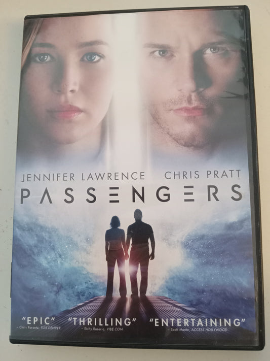 Passengers, DVD Movie, Jennifer Lawrence Widescreen, Rated PG-13, USED