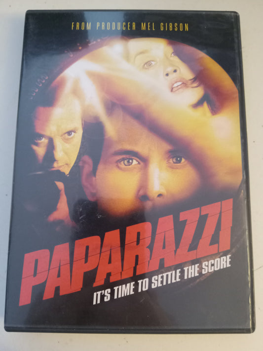 Paparazzi, DVD Movie, Mel Gibson Fullscreen& Widescreen, Rated PG-13, USED