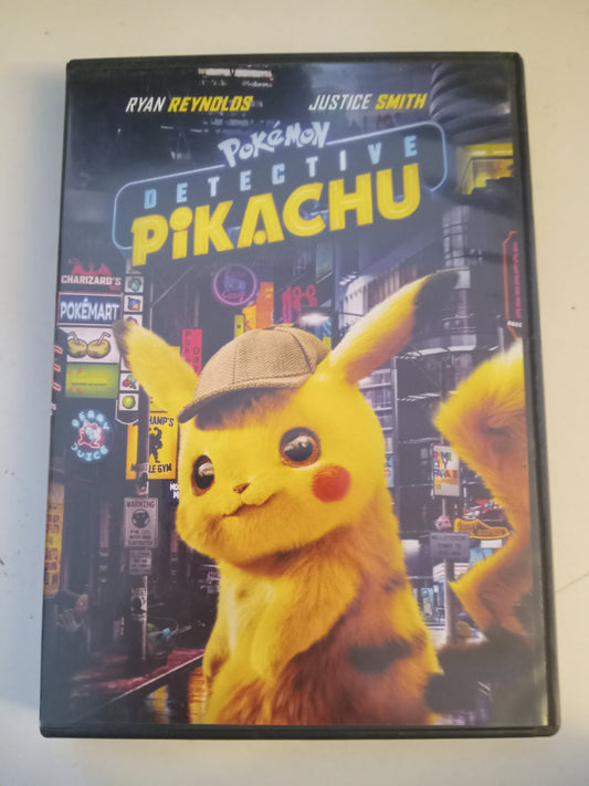 Pokemon Detective Pikachu, DVD Movie, Ryan Reynolds Widescreen, Rated PG, USED