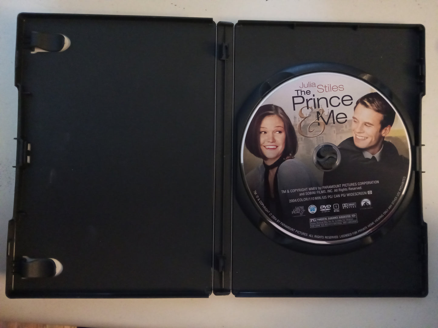 The Prince And Me, DVD Movie, Julia Stiles Widescreen, Rated PG, USED