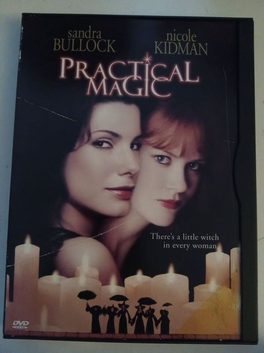 Practical Magic, DVD Movie, Sandra Bullock Widescreen, Rated PG-13, USED