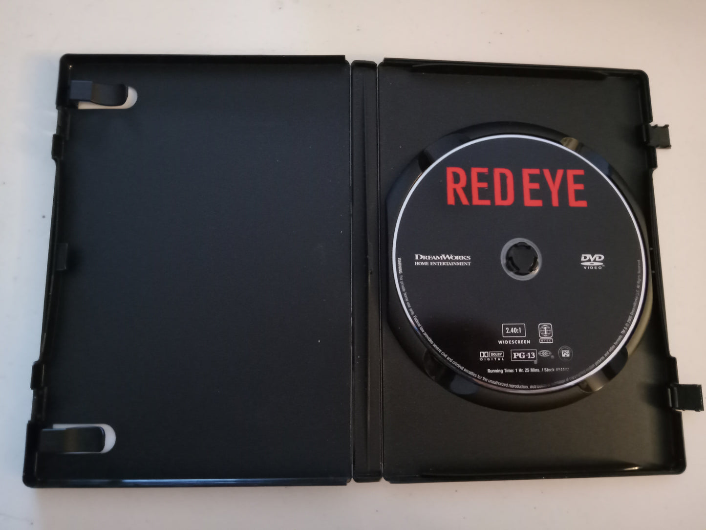 Red Eye, DVD Movie, Rachel McAdams Widescreen, Rated PG-13, USED