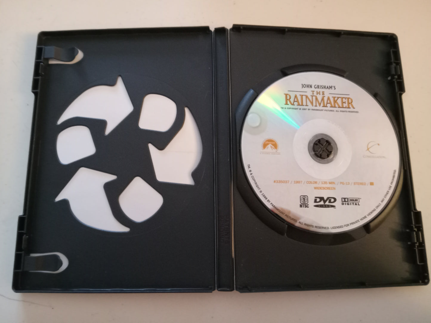 The Rainmaker, DVD Movie, Matt Damon Widescreen, Rated PG-13, USED