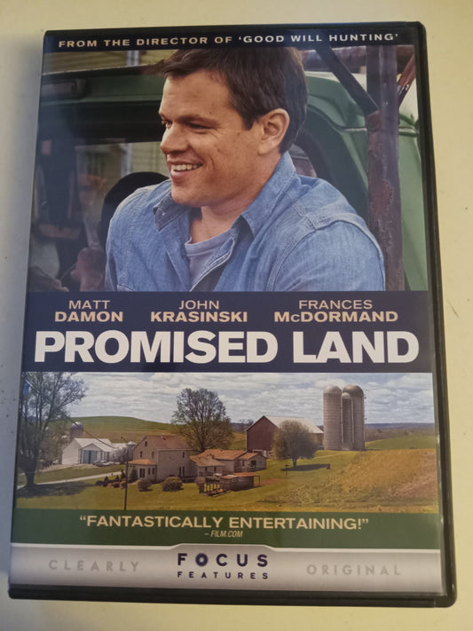 Promised Land, DVD Movie, Matt Damon Widescreen, Rated R, USED