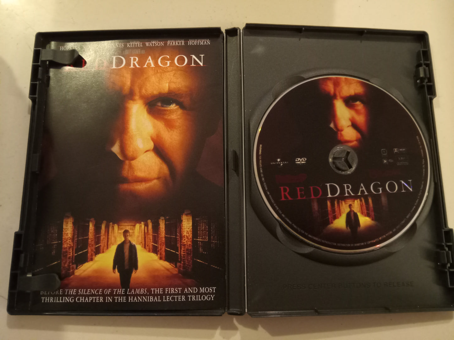 Red Dragon, DVD Movie, Collector's Ed. Anthony Hopkins Widescreen, Rated R, USED
