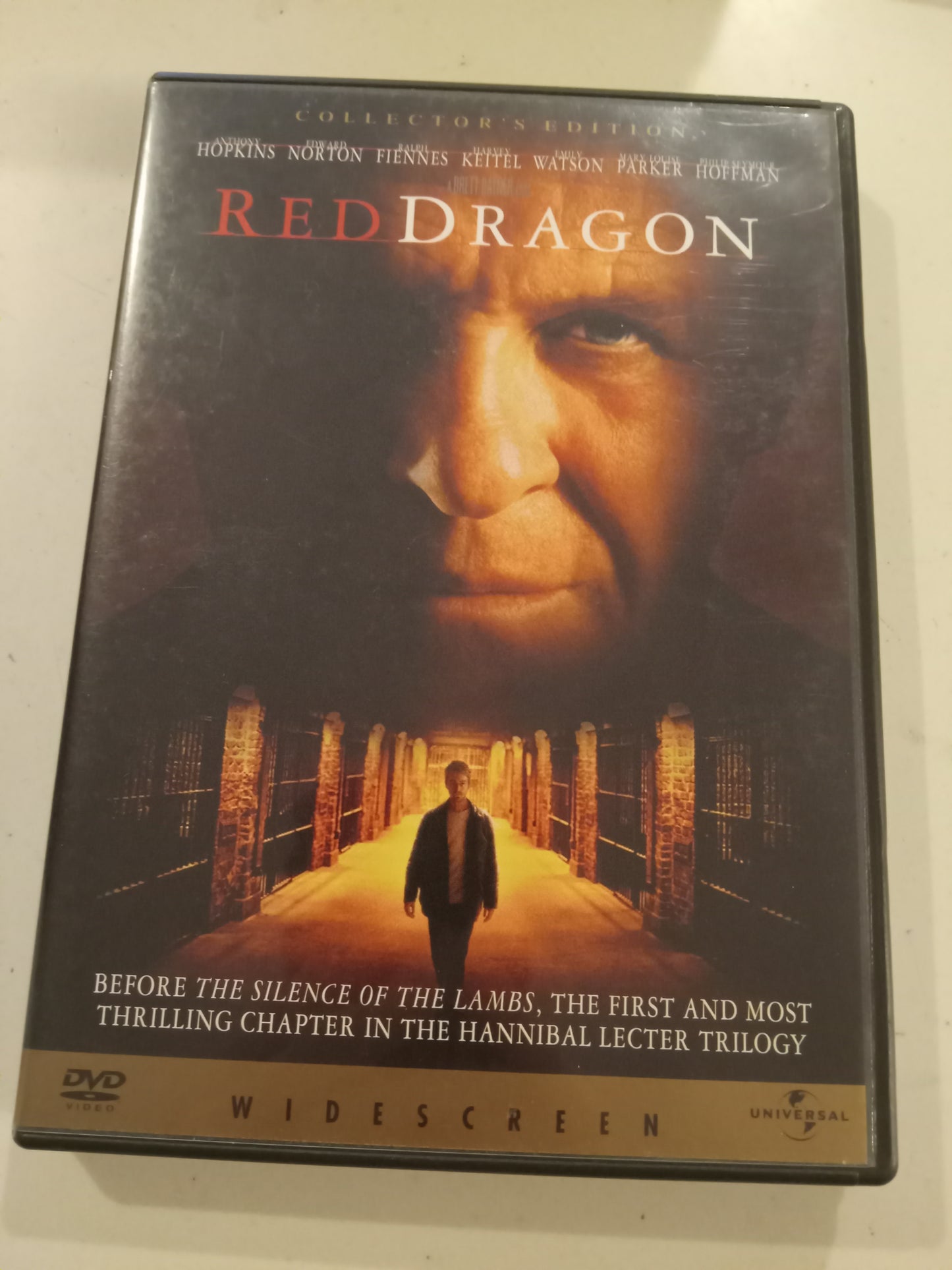Red Dragon, DVD Movie, Collector's Ed. Anthony Hopkins Widescreen, Rated R, USED