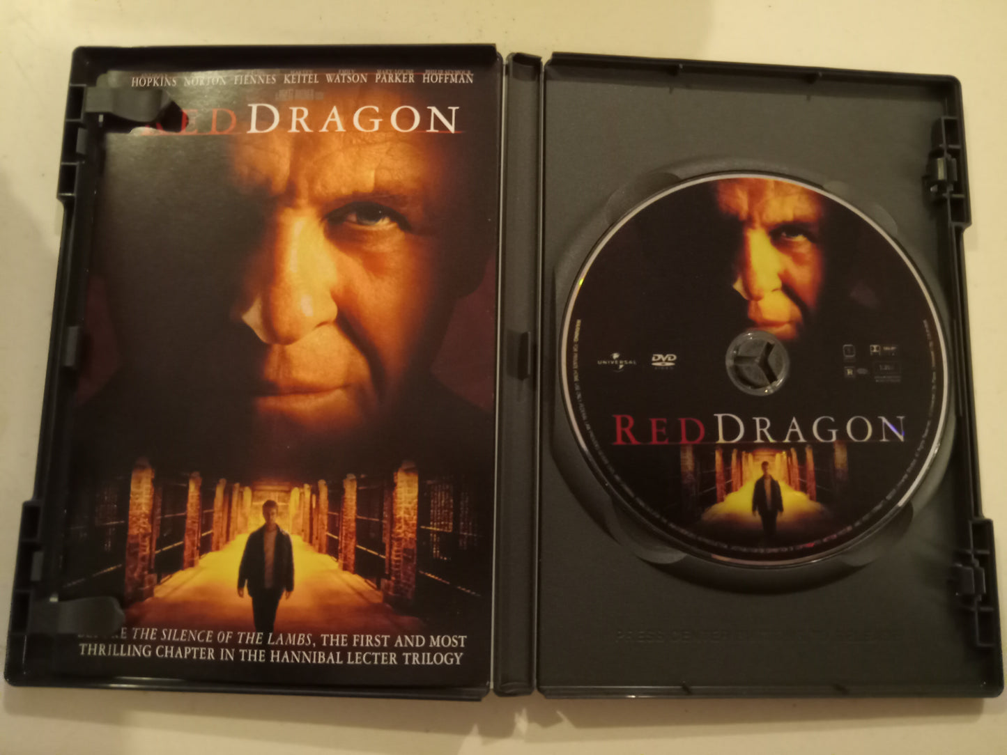 Red Dragon, DVD Movie, Collector's Ed. Anthony Hopkins Widescreen, Rated R, USED