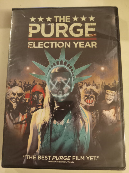 The Purge Election Year, DVD Movie, Frank Grillo Widescreen, Rated R, NEW