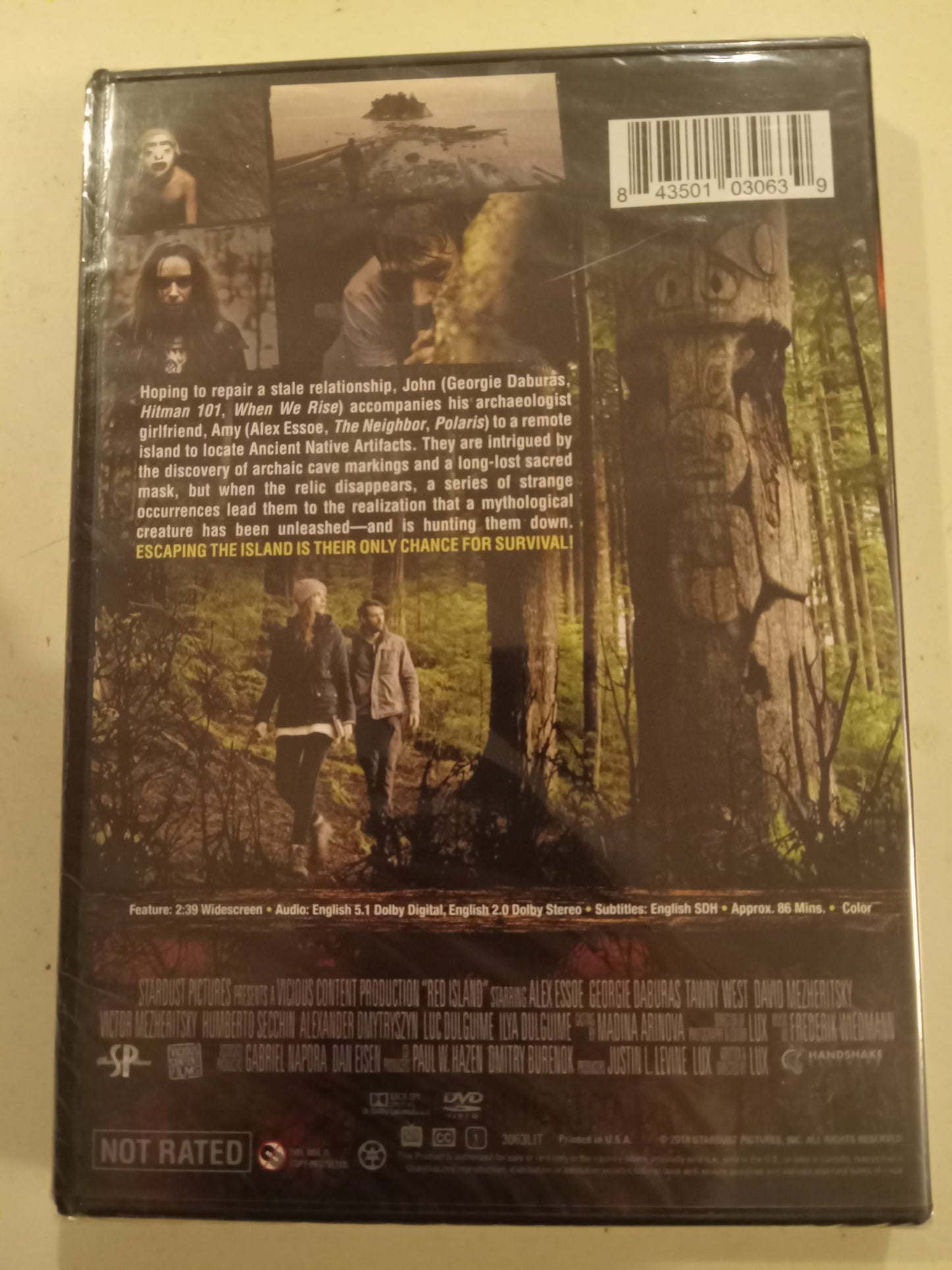 Red Island, DVD Movie, Alex Essoe Widescreen, Not Rated, NEW