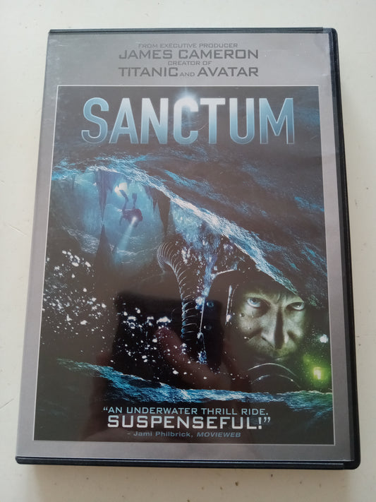 Sanctum, DVD Movie, James Cameron Widescreen, Rated R, USED