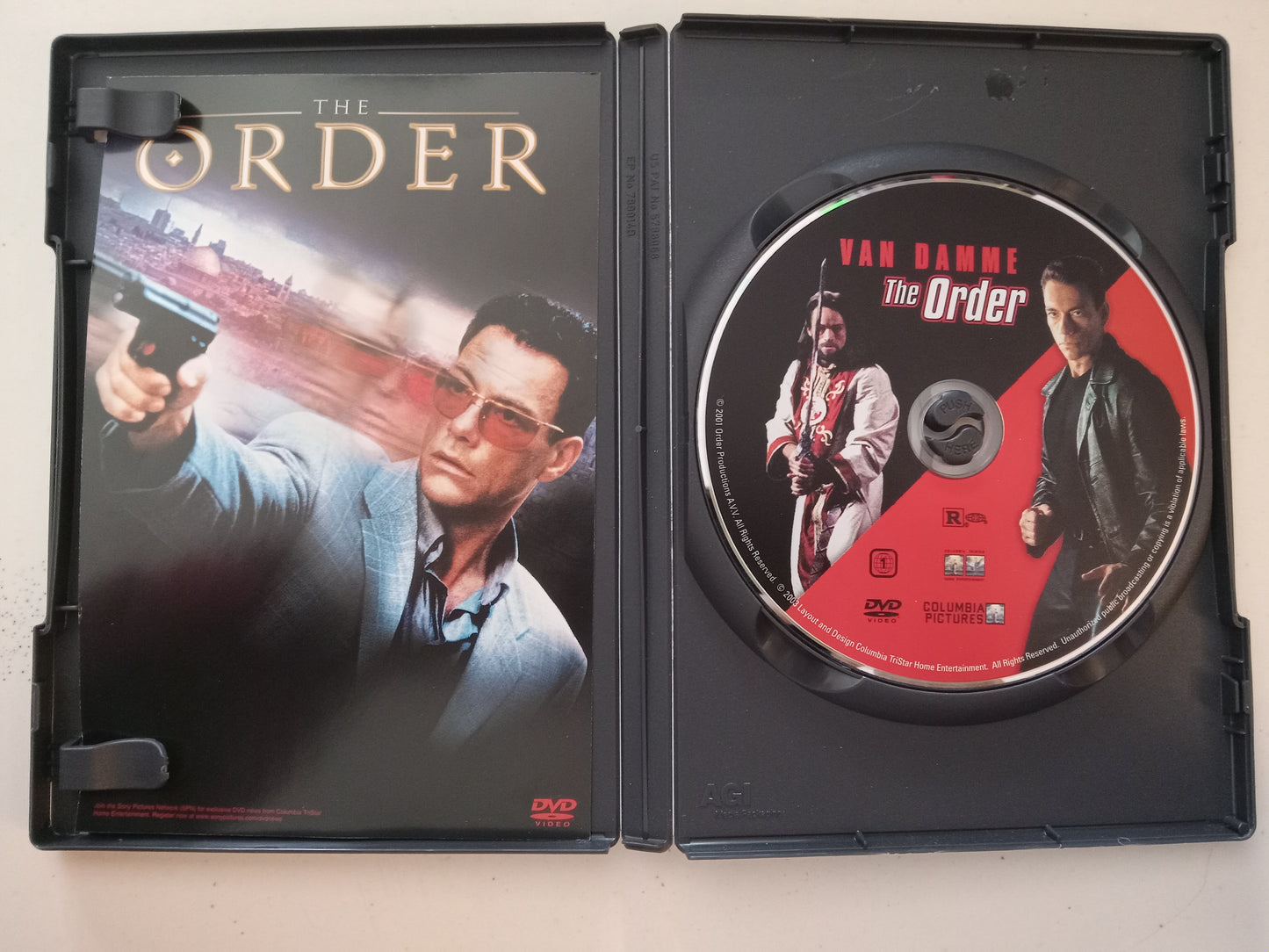 The Order, DVD Movie, Van Damme Fullscreen/Widescreen, Rated R, USED