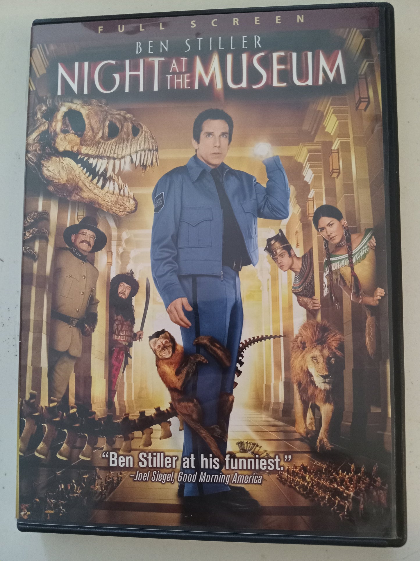 Night At The Museum, DVD Movie, Ben Stiller Fullscreen/Widescreen, Rated PG, USED
