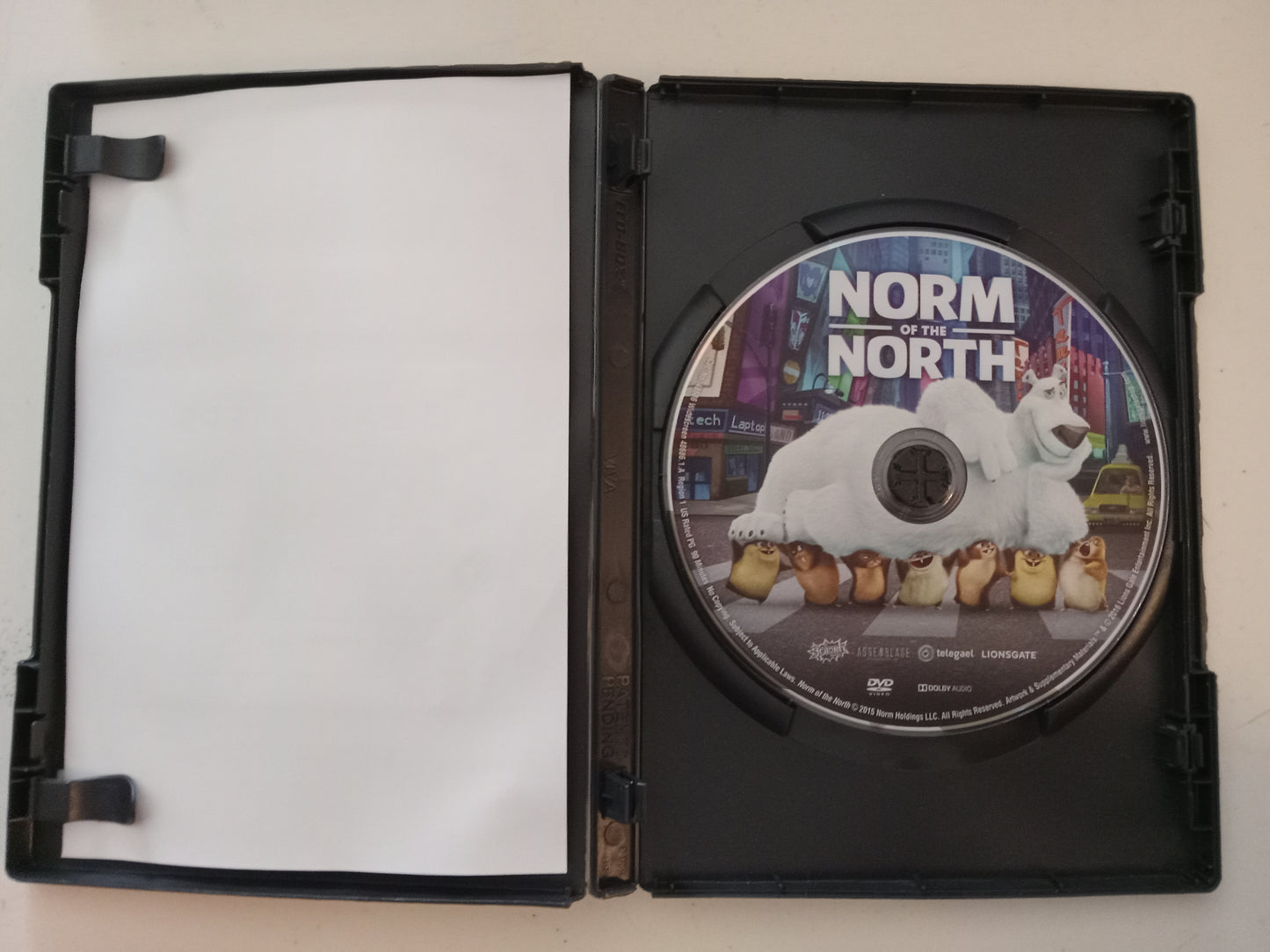 Norm Of The North, Lionsgate Animation DVD Movie, Heather Graham Widescreen, Rated PG, USED