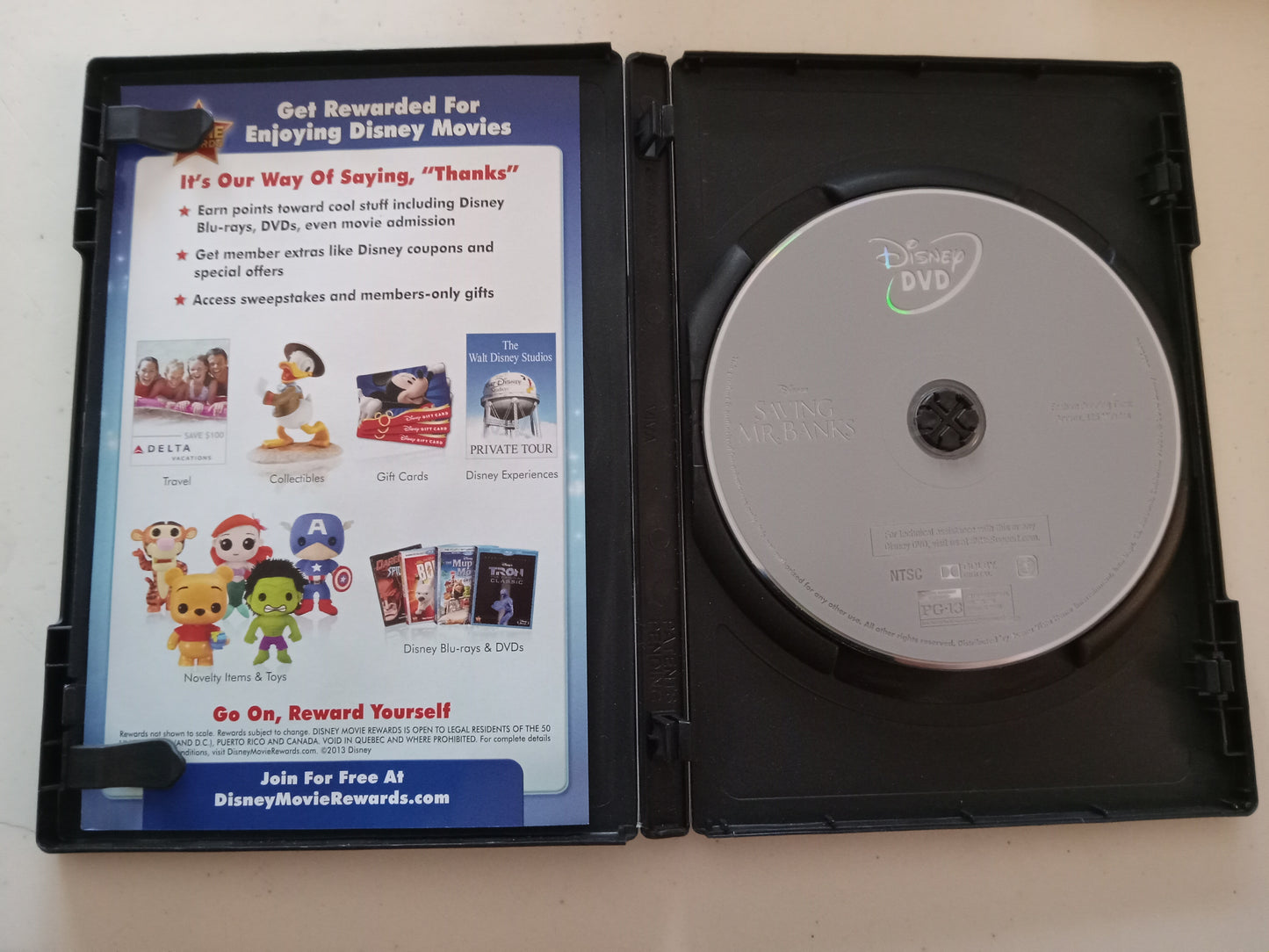 Saving Mr. Banks, DVD Movie, Tom Hanks Widescreen, Rated PG-13, USED