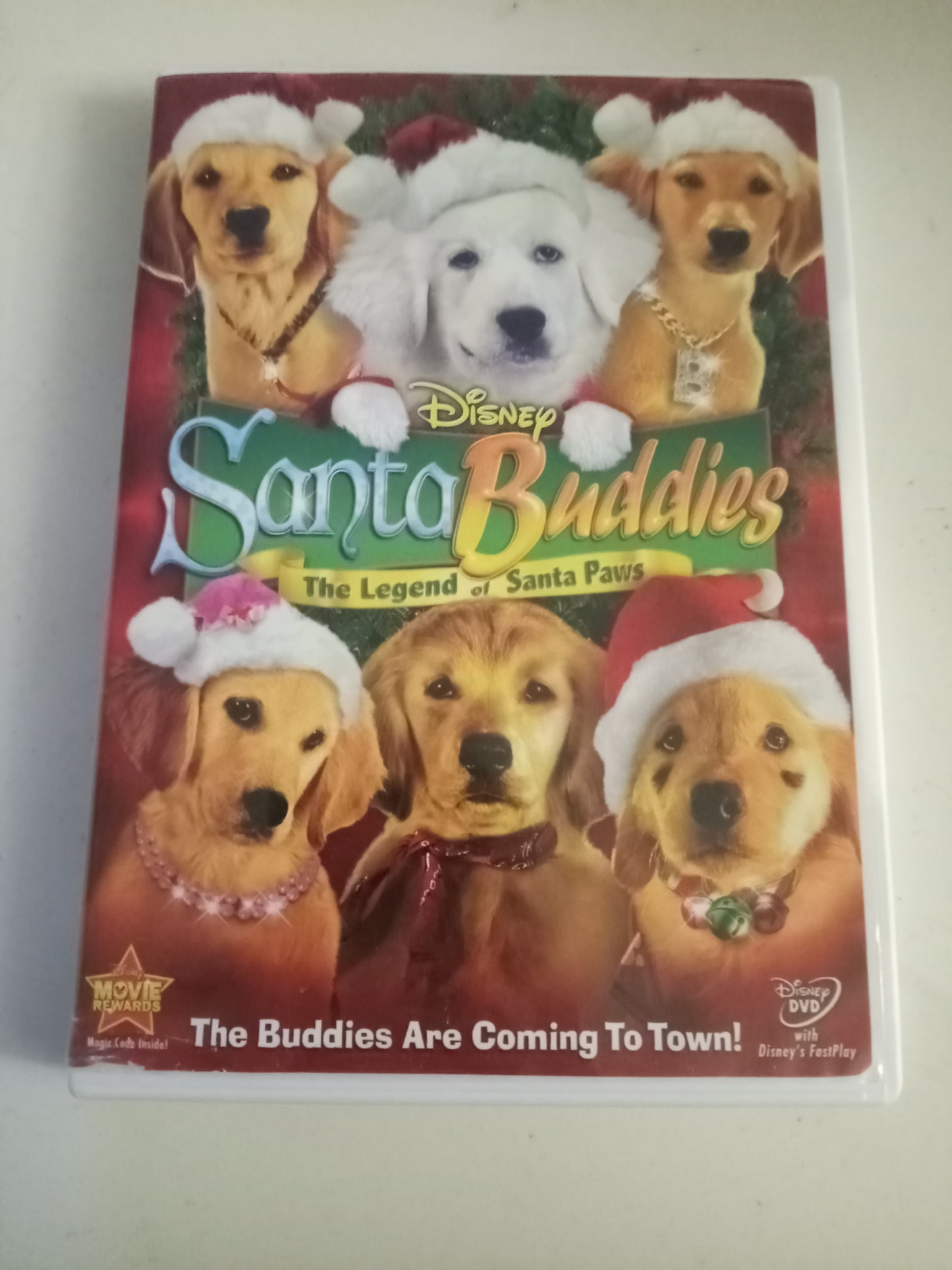 Santa Buddies, The Legend of Santa Paws, Disney DVD Movie, Widescreen, Rated G, USED