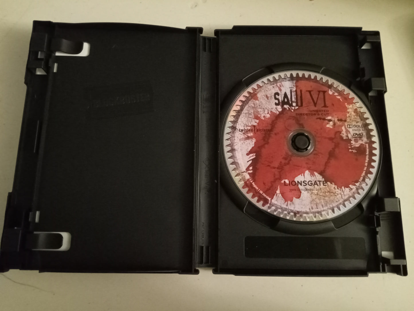 Saw VI (6), Directors Cut, DVD Movie, Tobin Bell Widescreen, Not-Rated, USED
