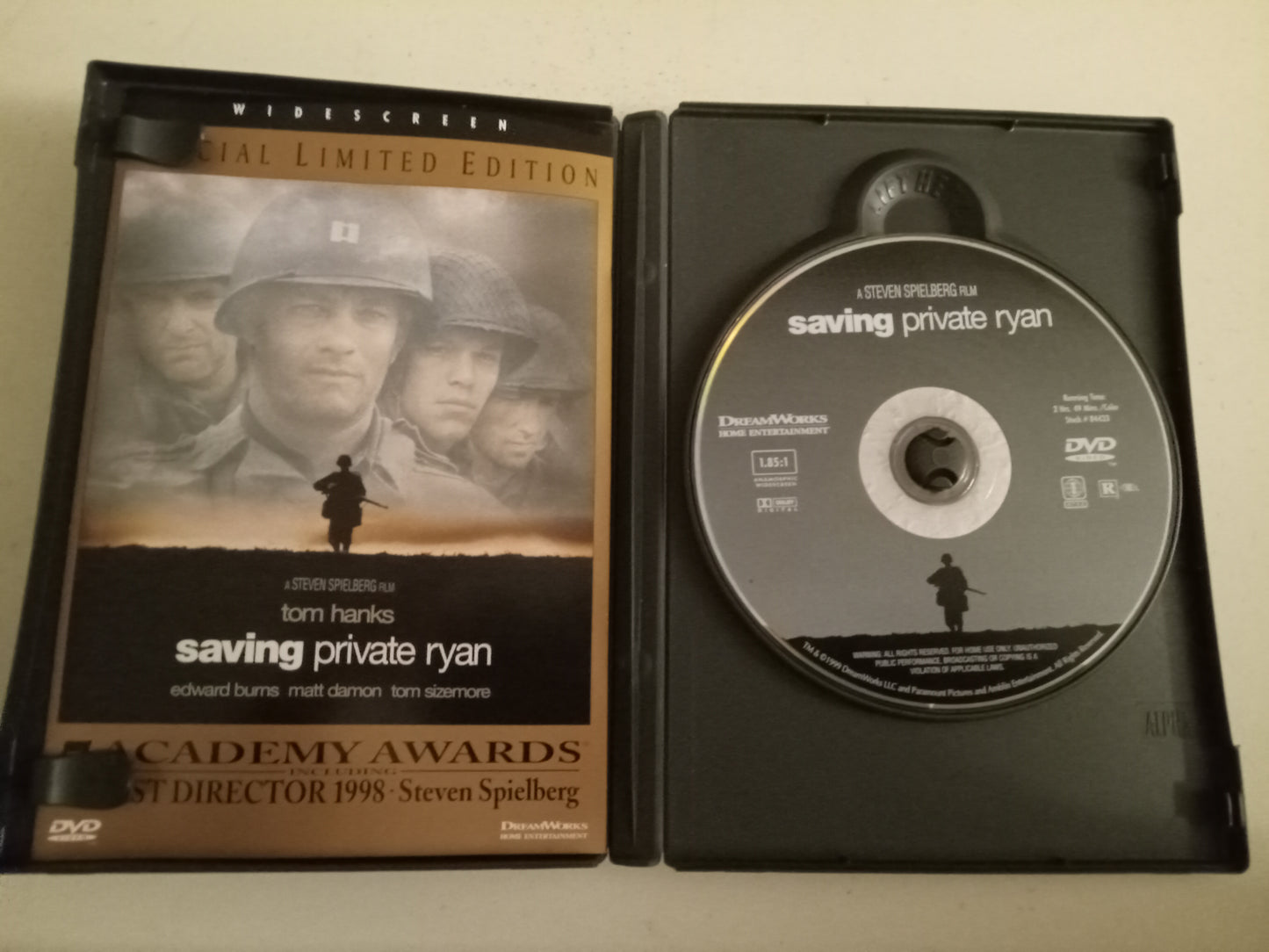 Saving Private Ryan Special Limited Edition, DVD Movie, Tom Hanks Widescreen, Rated R, USED