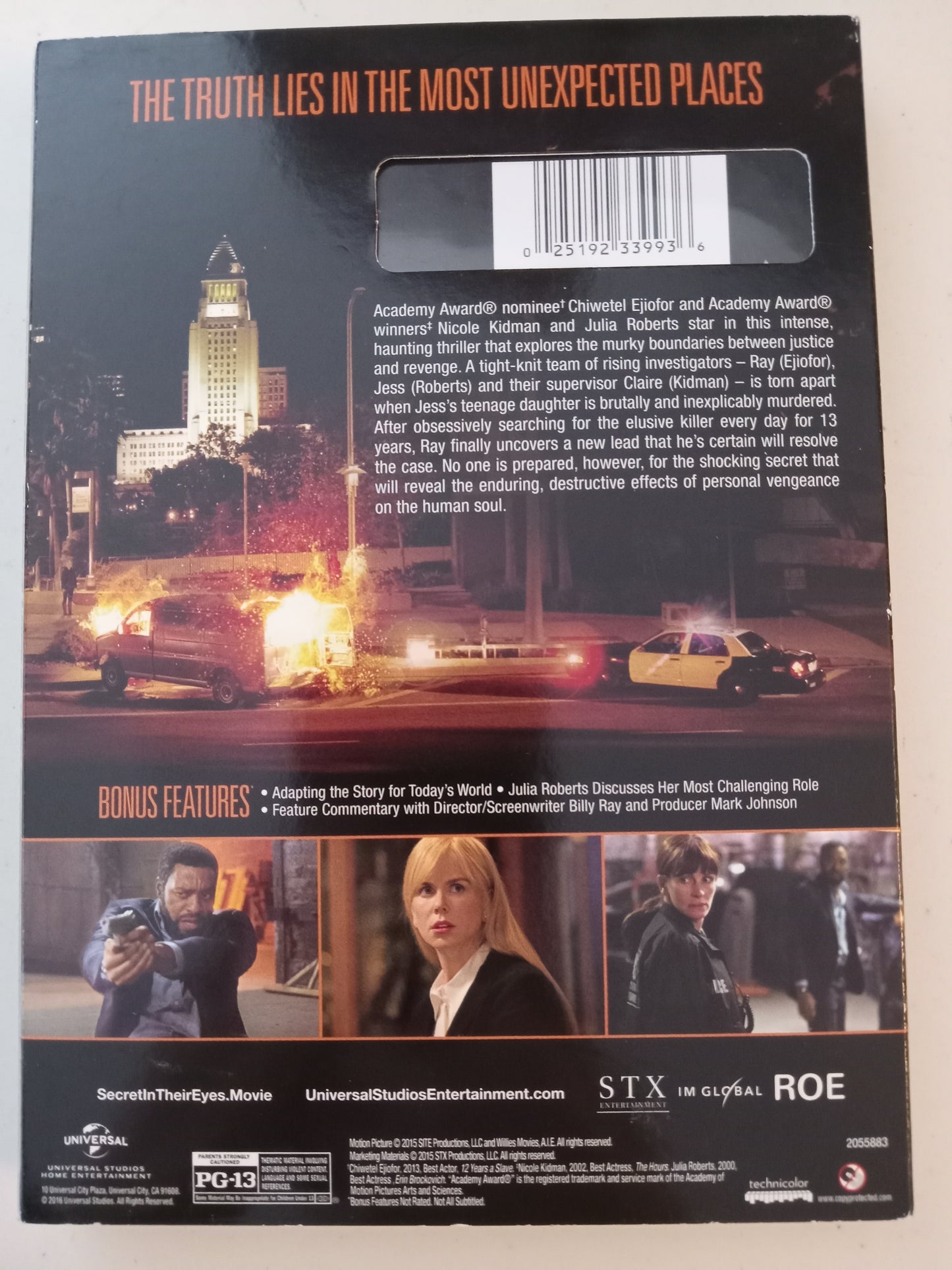 Secret In Their Eyes, DVD Movie, Julia Roberts Widescreen, Rated PG-13, USED